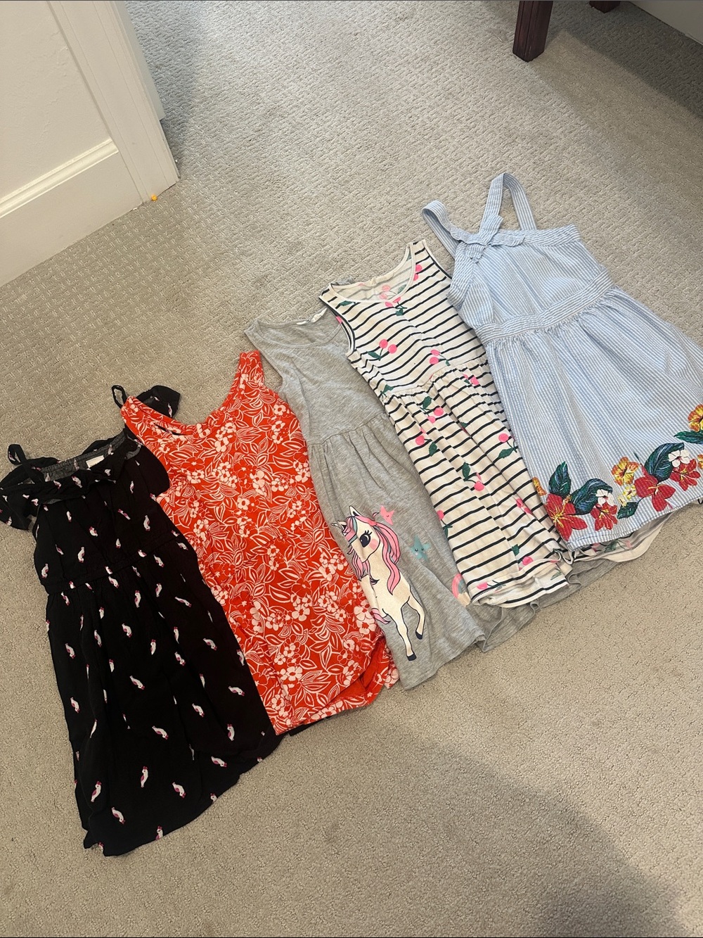 Girls Mixed Casual Dress bundle includes H&M, Gymboree, Old Navy, Nautica